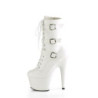 Pleaser ADORE-1043 White Vegan Leather Matching Sale
