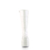 Demonia STACK-301 White Vegan Leather Sale Women