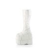 Demonia STACK-301 White Vegan Leather Sale Women