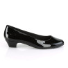 Pleaser Pink Label GWEN-01 Black Patent Sale Men Pumps
