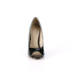 Pleaser SEXY-42 Black Peep Toe Stiletto Pumps Women