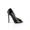 Pleaser SEXY-42 Black Peep Toe Stiletto Pumps Women
