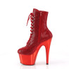 Pleaser ADORE-1020CHRS Red Strass Chrome Sale Women