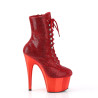 Pleaser ADORE-1020CHRS Red Strass Chrome Sale Women