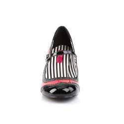 Pleaser Pink Label JENNA-06 Red Black Patent Sale Women