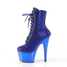 Pleaser ADORE-1020CHRS Blue Strass Chrome Sale Women