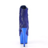 Pleaser ADORE-1020CHRS Blue Strass Chrome Sale Women