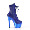 Pleaser ADORE-1020CHRS Blue Strass Chrome Sale Women