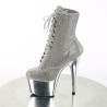 Pleaser ADORE-1020CHRS Silver Strass Chrome Sale Women