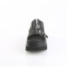 Demonia SHAKER-07 Black Vegan Leather Women Heels