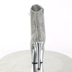 Pleaser ADORE-1020CHRS Silver Strass Chrome Sale Women
