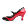 Pleaser Pink Label JENNA-06 Red Black Patent Sale Women