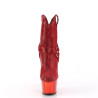 Pleaser ADORE-1029CHRS Red Strass Chrome Sale Women