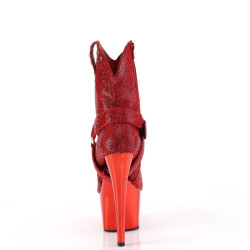 Pleaser ADORE-1029CHRS Red Strass Chrome Sale Women