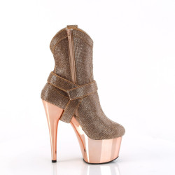 Pleaser ADORE-1029CHRS Rose Gold Strass Chrome Sale