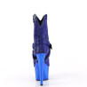 Pleaser ADORE-1029CHRS Blue Strass Chrome Sale Women