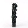 Pleaser ADORE-1046 Black Hologram Patentatching Boots