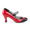 Pleaser Pink Label JENNA-06 Red Black Patent Sale Women