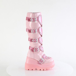 Demonia SHAKER-210 Rose Patent Sale Women