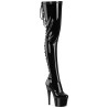 Pleaser ADORE-3850 Laced Platform Overknee Boots
