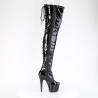 Pleaser ADORE-3850 Laced Platform Overknee Boots