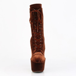 Pleaser ADORE-1045VEL Brown Velvet Sale Women
