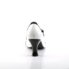 Pleaser Pink Label JENNA-06 White Black Patent Sale