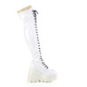 Pleaser FLASHDANCE-1020-7 Black Patent Transparent Boots