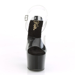 Pleaser KNUCKS-708 Transparent Black Sale Women