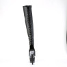 Pleaser SPECTATOR-3019 Black Vegan Laced Overknee Boots