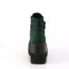 Demonia SHAKER-52 Emerald Platform Wedge Ankle Boots
