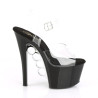Pleaser KNUCKS-708 Transparent Black Sale Women
