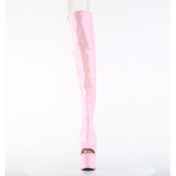 Pleaser ADORE-3019HWR Rose Hologram Women Boots