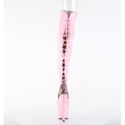 Pleaser ADORE-3019HWR Rose Hologram Women Boots