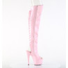 Pleaser ADORE-3019HWR Rose Hologram Women Boots