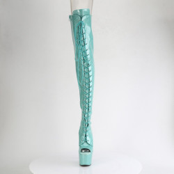 Pleaser ADORE-3021GP Baby Blue Glitter Patent Sale Women