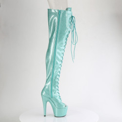 Pleaser ADORE-3021GP Baby Blue Glitter Patent Sale Women