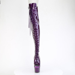 Pleaser ADORE-3021GP Purple Glitter Patent Sale Women