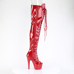 Pleaser ADORE-3021GP Red Glitter Patent Sale Women