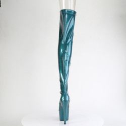 Pleaser ADORE-3021GP Teal Glitter Patent Sale Women