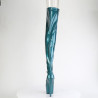 Pleaser ADORE-3021GP Teal Glitter Patent Sale Women