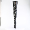 Pleaser ADORE-4000SLT Laced Platform Crotch High Boots