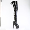 Pleaser ADORE-4000SLT Laced Platform Crotch High Boots