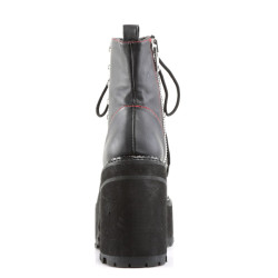 Demonia ASSAULT-100 Black Vegan Platform Women Boots