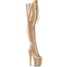 Pleaser FLAMINGO-3020GP Gold Glitter Patent Sale Women
