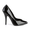 Pleaser SEDUCE-420V Patent Pointed Toe Classic Pumps