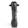Demonia SHAKER-70 Black Vegan Platform Wedge Boots