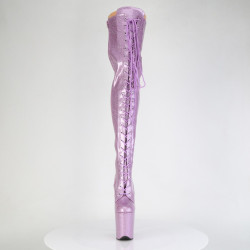 Pleaser FLAMINGO-3020GP Lila Glitter Patent Sale Women