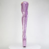 Pleaser FLAMINGO-3020GP Lila Glitter Patent Sale Women