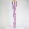 Pleaser FLAMINGO-3020GP Lila Glitter Patent Sale Women